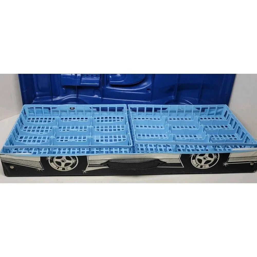 Matchbox Carry Case (48 Cars) Race Car w/ 4 Trays 1980 Vintage GenX